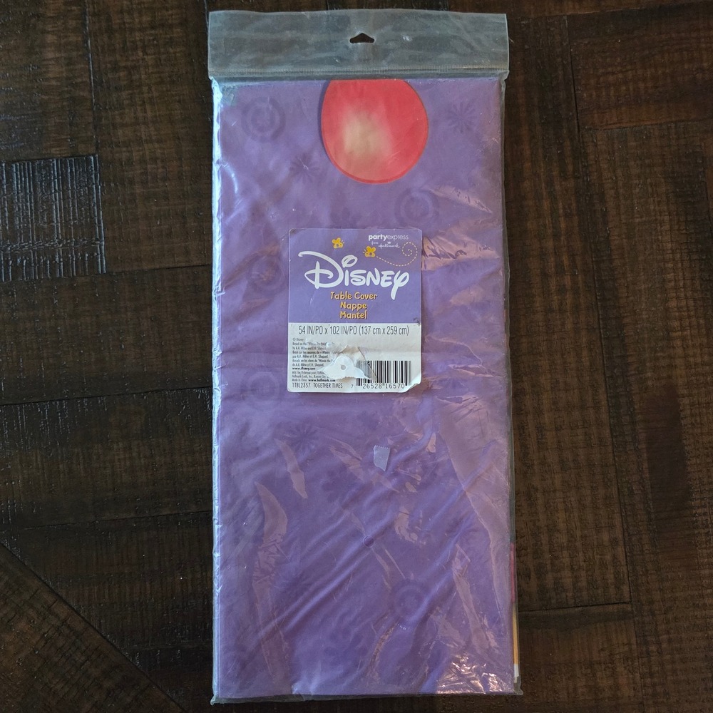 Vtg Disney Winnie the Pooh Together Times Table Cover Hallmark Party Express - Picture 2 of 7